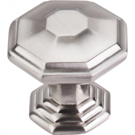 Chalet Knob 1 1/2"  Brushed Satin Nickel