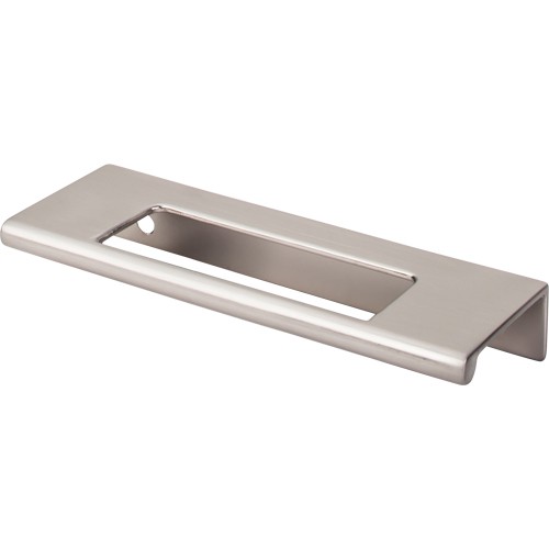 Europa Cut Out Tab Pull 3 3/4" (cc)  Brushed Satin Nickel