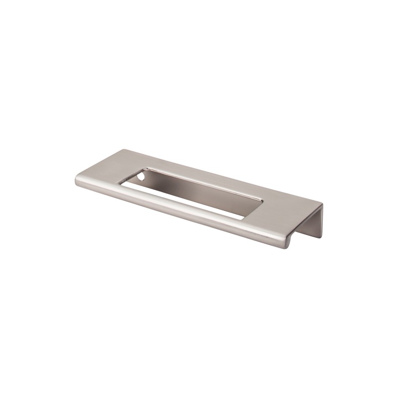 Europa Cut Out Tab Pull 3 3/4" (cc)  Brushed Satin Nickel