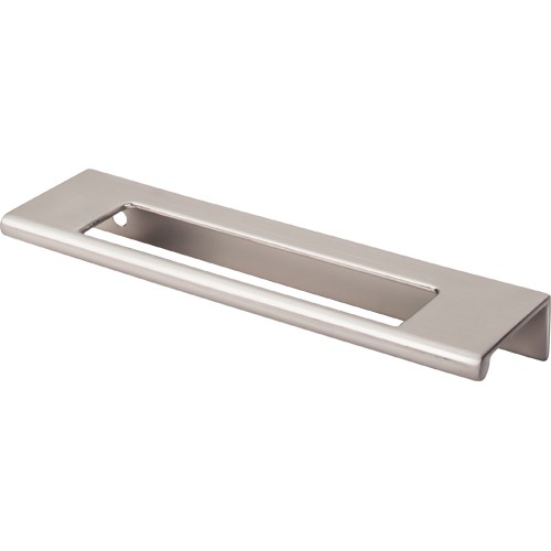 Europa Cut Out Tab Pull 5" (cc)  Brushed Satin Nickel