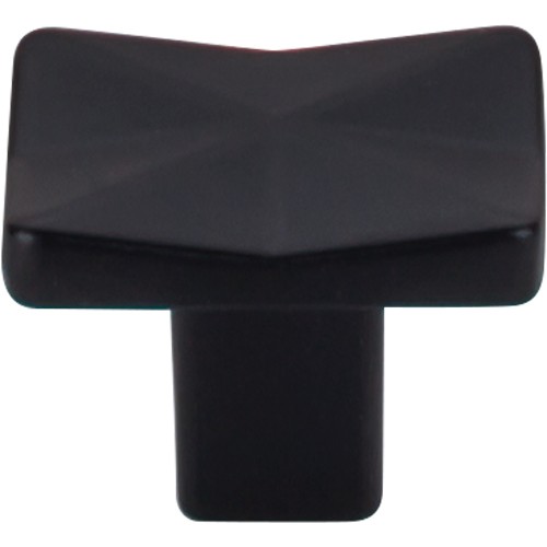 Quilted Knob 1 1/4"  Flat Black