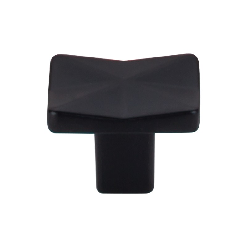 Quilted Knob 1 1/4"  Flat Black