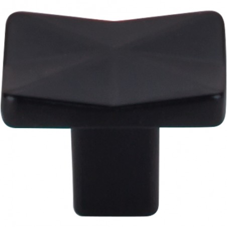 Quilted Knob 1 1/4"  Flat Black