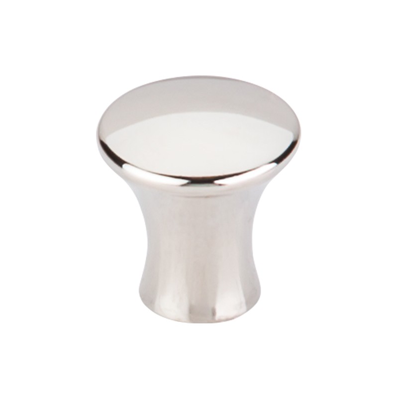 Oculus Round Knob Small 7/8"  Polished Nickel