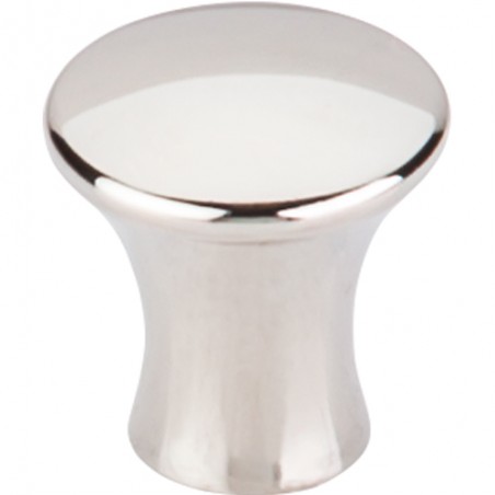 Oculus Round Knob Small 7/8"  Polished Nickel