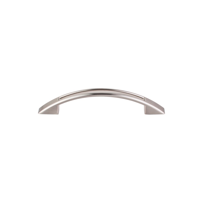 Tango Cut Out Pull 3 3/4" (cc)  Brushed Satin Nickel