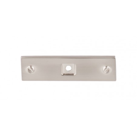 Channing Backplate 3"  Brushed Satin Nickel