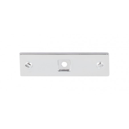 Channing Backplate 3"  Polished Chrome