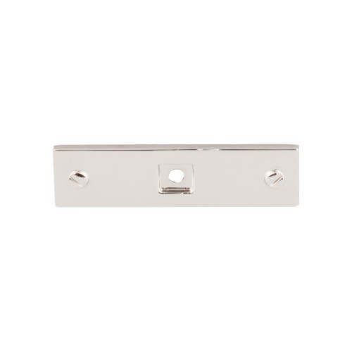 Channing Backplate 3"  Polished Nickel