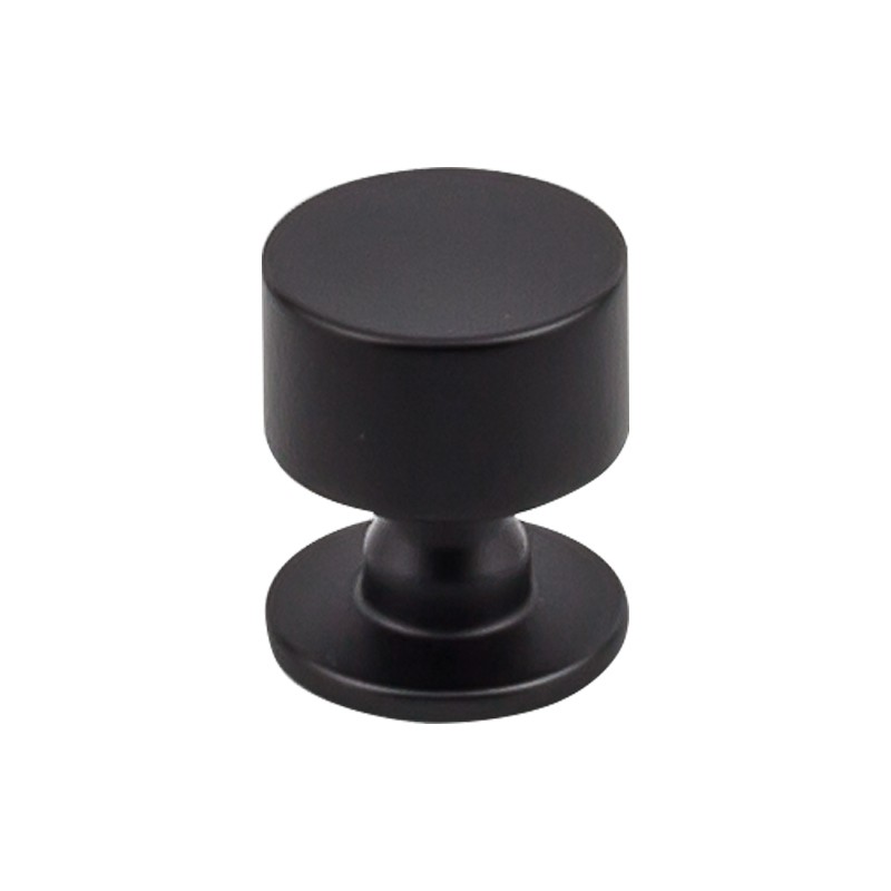 Lily Knob 1 1/8"  Flat Black