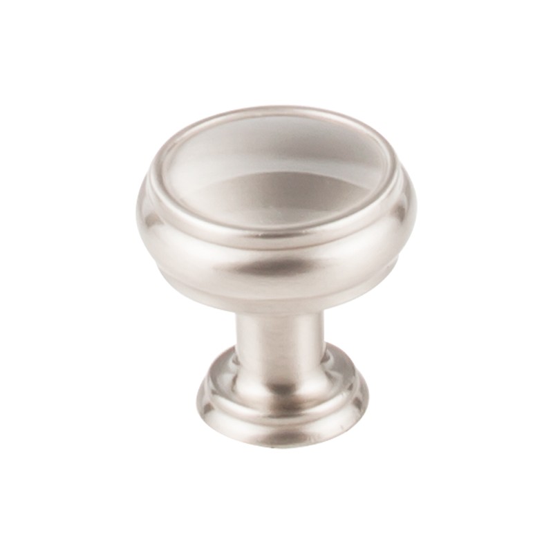 Eden Medium Knob  1 3/16"  Brushed Satin Nickel