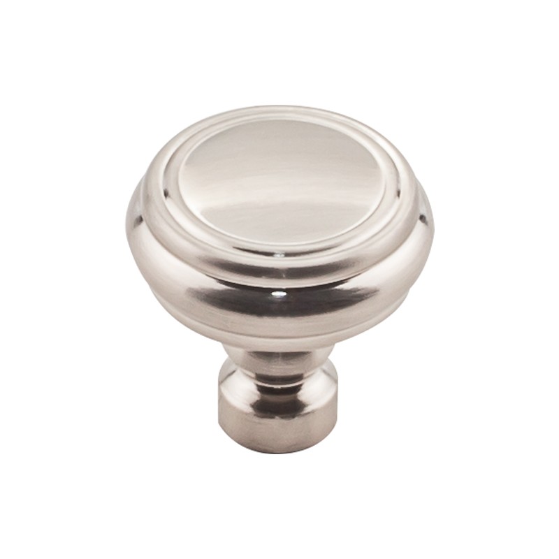 Brixton Rimmed Knob 1 1/4 Inch  Brushed Satin Nickel