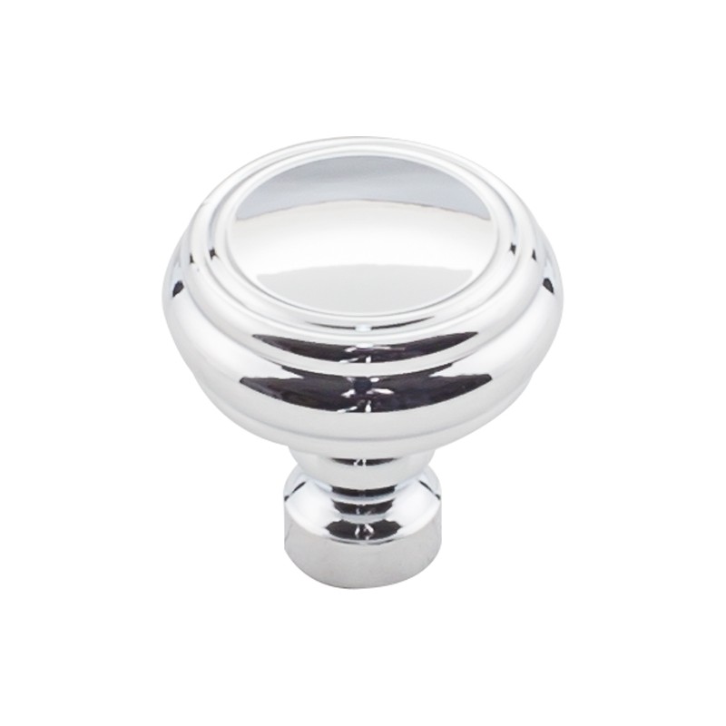 Brixton Rimmed Knob 1 1/4 Inch  Polished Chrome