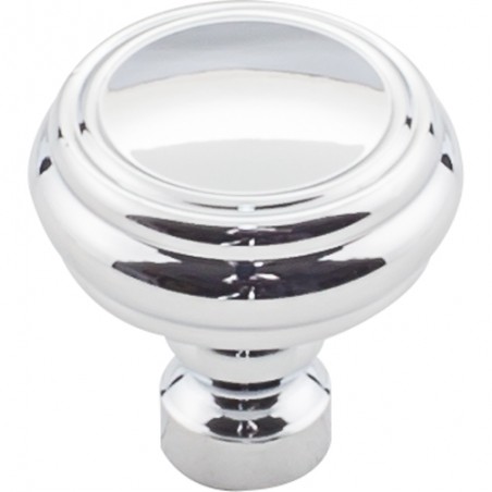 Brixton Rimmed Knob 1 1/4 Inch  Polished Chrome