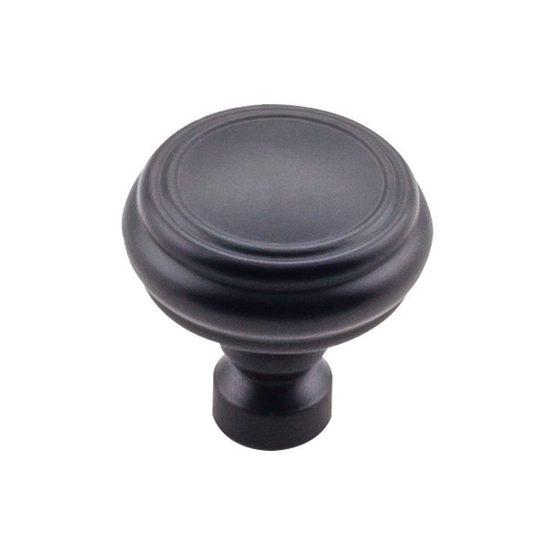 Brixton Rimmed Knob 1 1/4 Inch  Flat Black