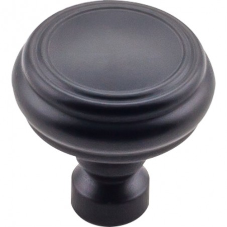 Brixton Rimmed Knob 1 1/4 Inch  Flat Black