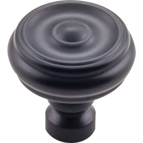 Brixton Button Knob 1 1/4 Inch  Flat Black