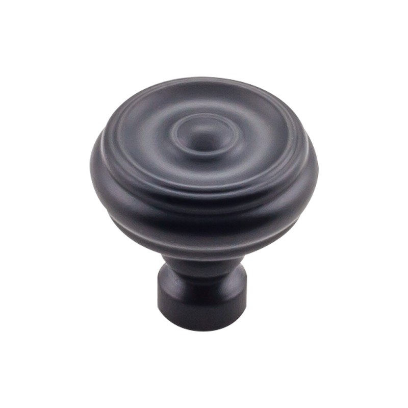 Brixton Button Knob 1 1/4 Inch  Flat Black