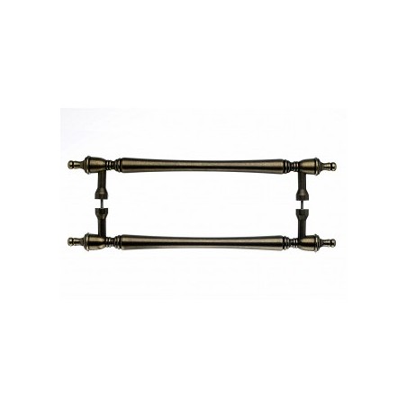Somerset Finial Back to Back Door Pull 12" (cc) 