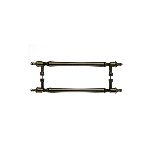 Somerset Finial Back to Back Door Pull 18" (cc) 