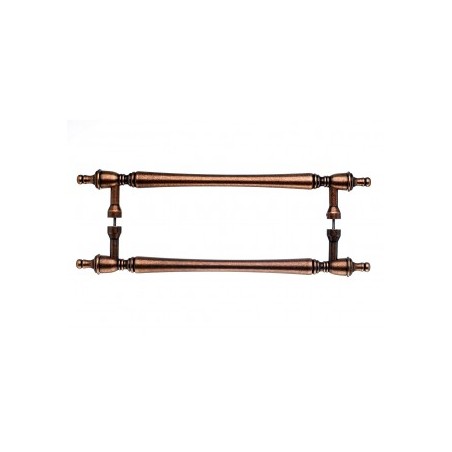 Somerset Finial Back to Back Door Pull 18" (cc)