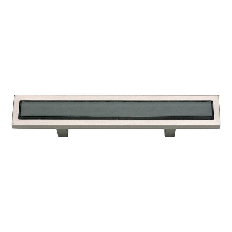 Spa Black Pull 3" CC - Brushed Nickel