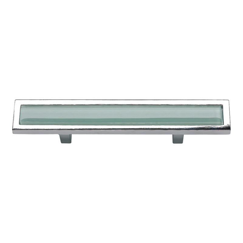 Spa Green Pull 3" CC - Polished Chrome