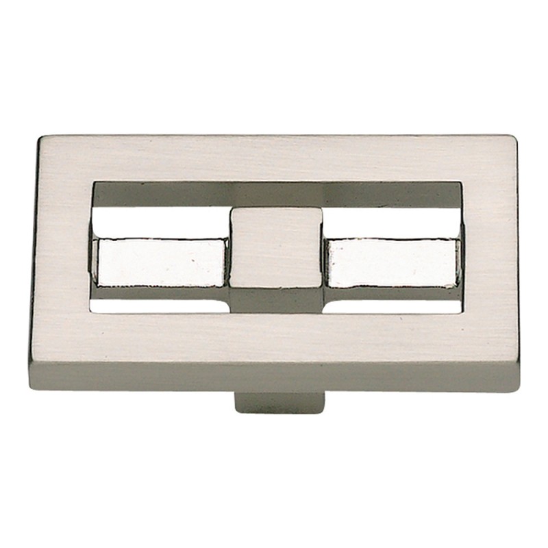 Nobu Rectangle Knob - Brushed Nickel