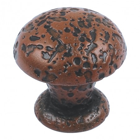 Olde World Small Knob 1" - Rust