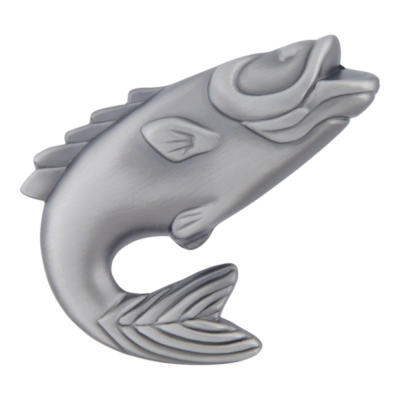 Fish Knob - Pewter