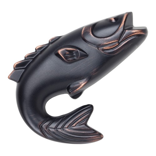 Fish Knob - Venetian Bronze