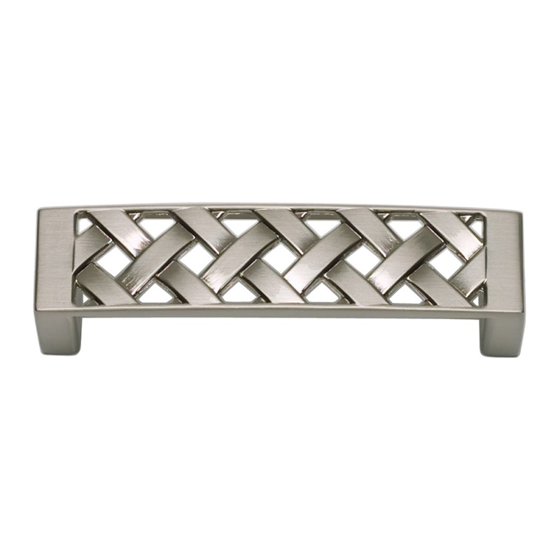 Lattice Pull 3" CC - Brushed Nickel