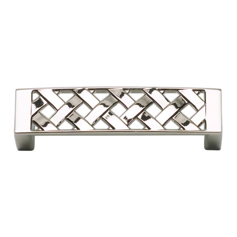 Lattice Pull 3" CC - Polished Nickel