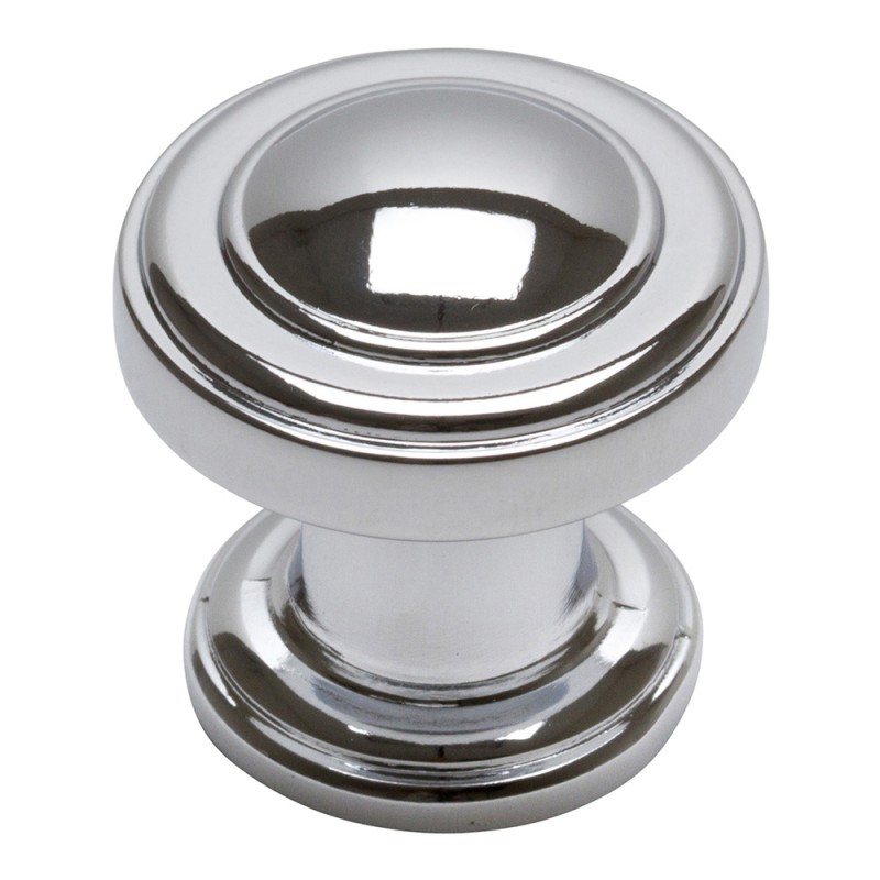 Bronte Round Knob - Polished Chrome