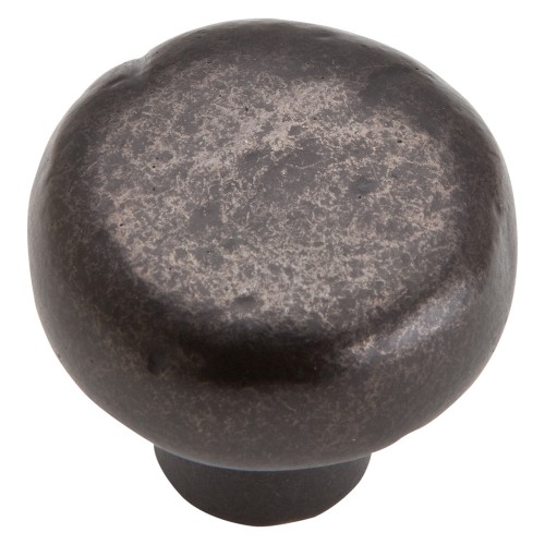 Distressed Round Knob - Oil Rubbed Bronze