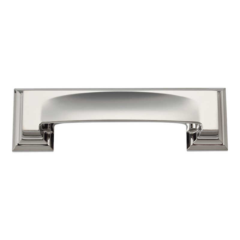 Sutton Place Bin Cup Pull - Polished Nickel