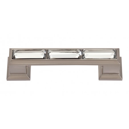 Legacy Crystal Pull 3" CC - Brushed Nickel