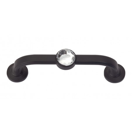 Crystal Bracelet Pull 3" CC - Matte Black