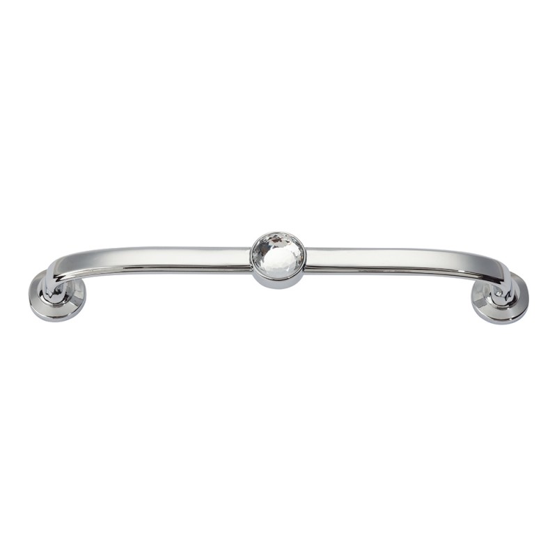 Crystal Bracelet Pull 128 MM CC - Polished Chrome