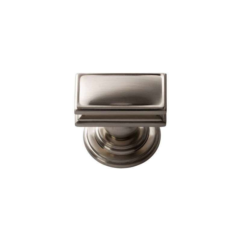 Campaign Rectangle Knob - Brushed Nickel