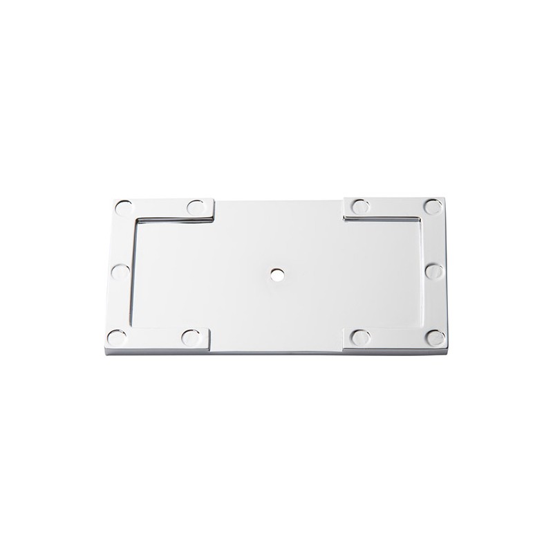 Campaign L-Bracket Backplate - Polished Chrome