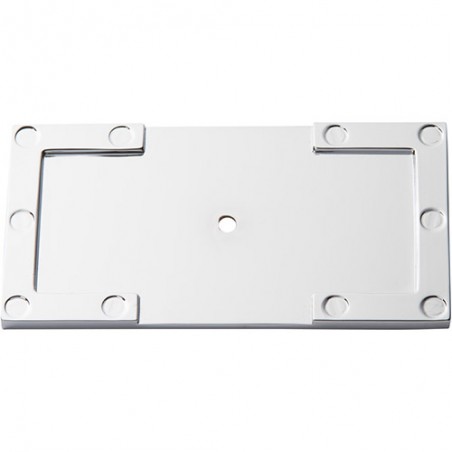 Campaign L-Bracket Backplate - Polished Chrome