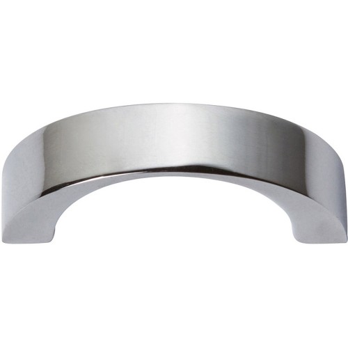 Tableau Curved Handle 1 7/16" - Polished Chrome
