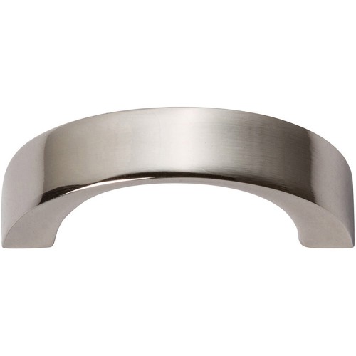 Tableau Curved Handle 1 7/16" - Polished Nickel