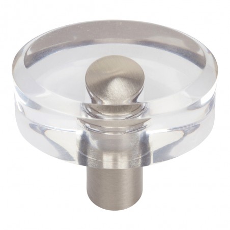 Optimism Oval Knob - Brushed Nickel