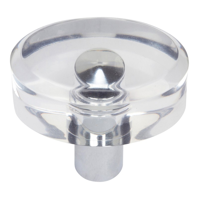 Optimism Oval Knob - Polished Chrome