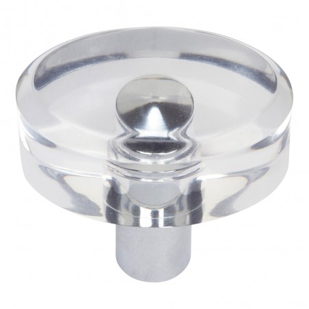 Optimism Oval Knob - Polished Chrome