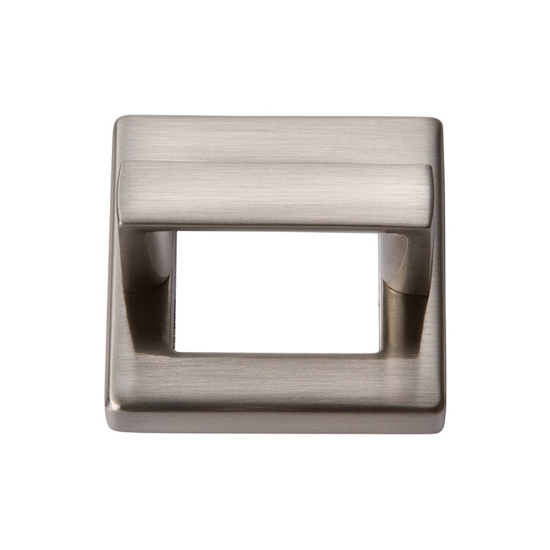 Tableau, 1 7/16" Square Base & Top - Brushed Nickel