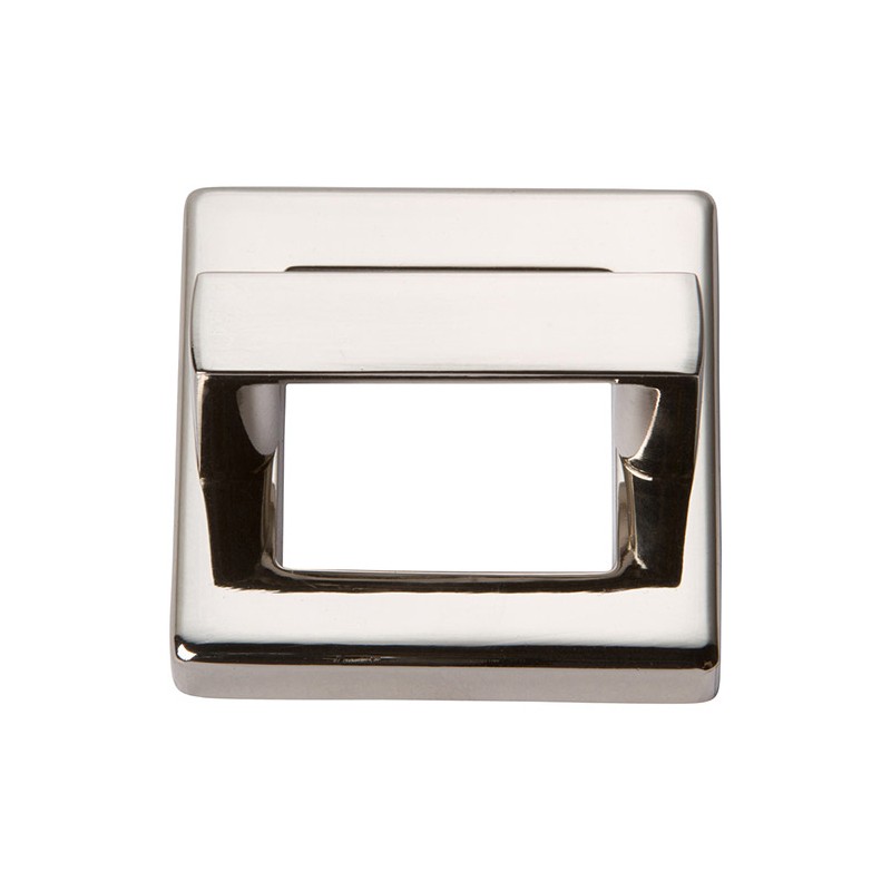 Tableau, 1 7/16" Square Base & Top - Polished Nickel