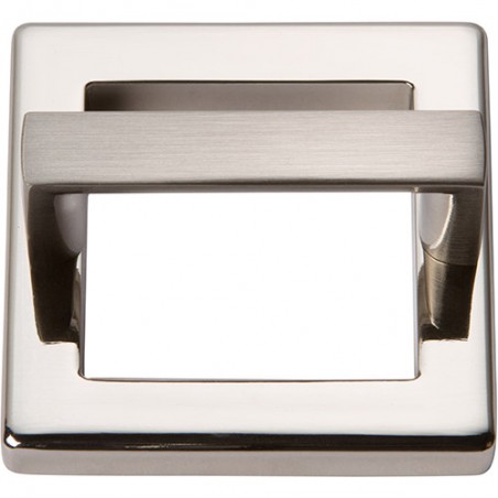 Tableau, 1 7/8" Square Base & Top - Brushed Nickel